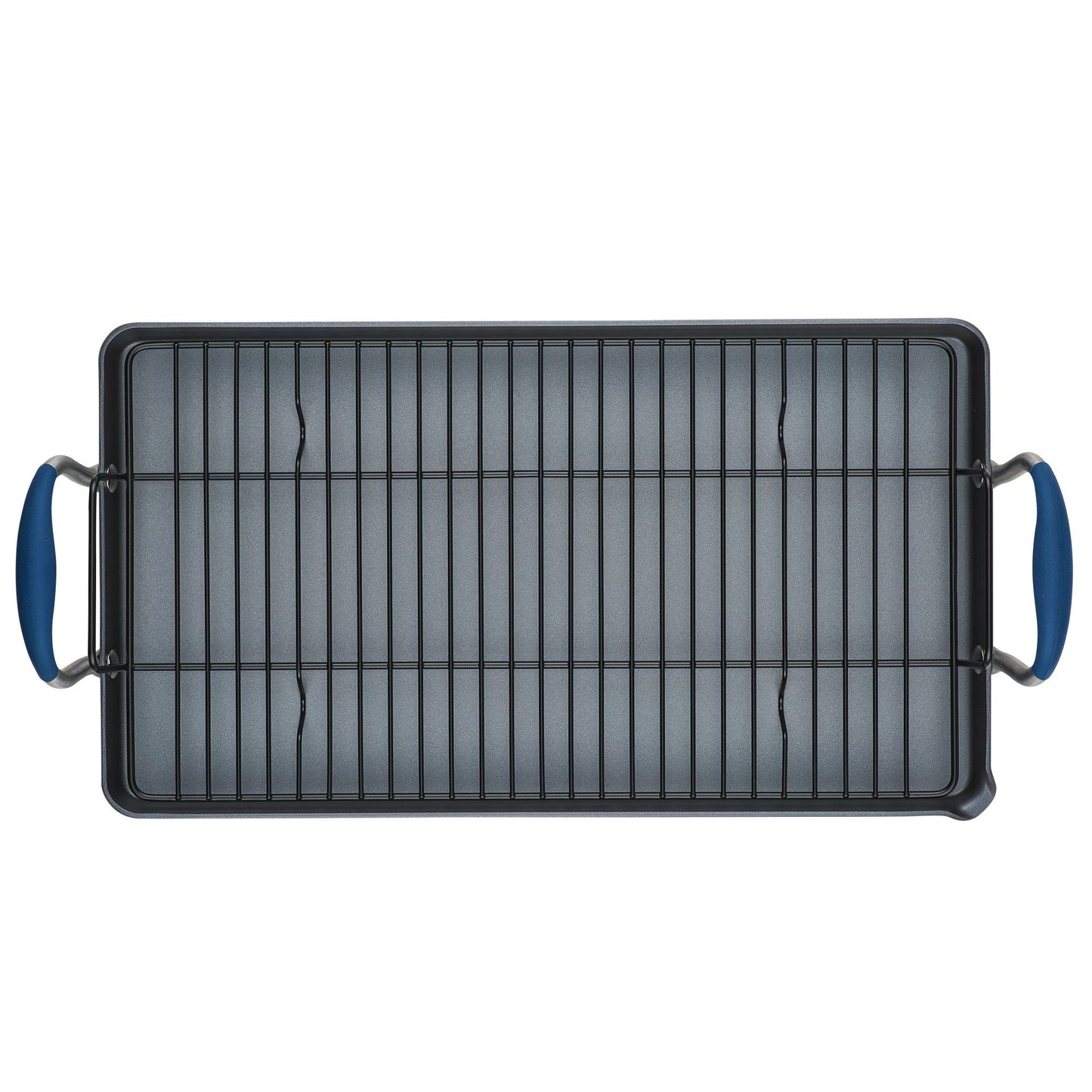 10 x 18-Inch Double Burner Griddle with Multi-Purpose Rack
