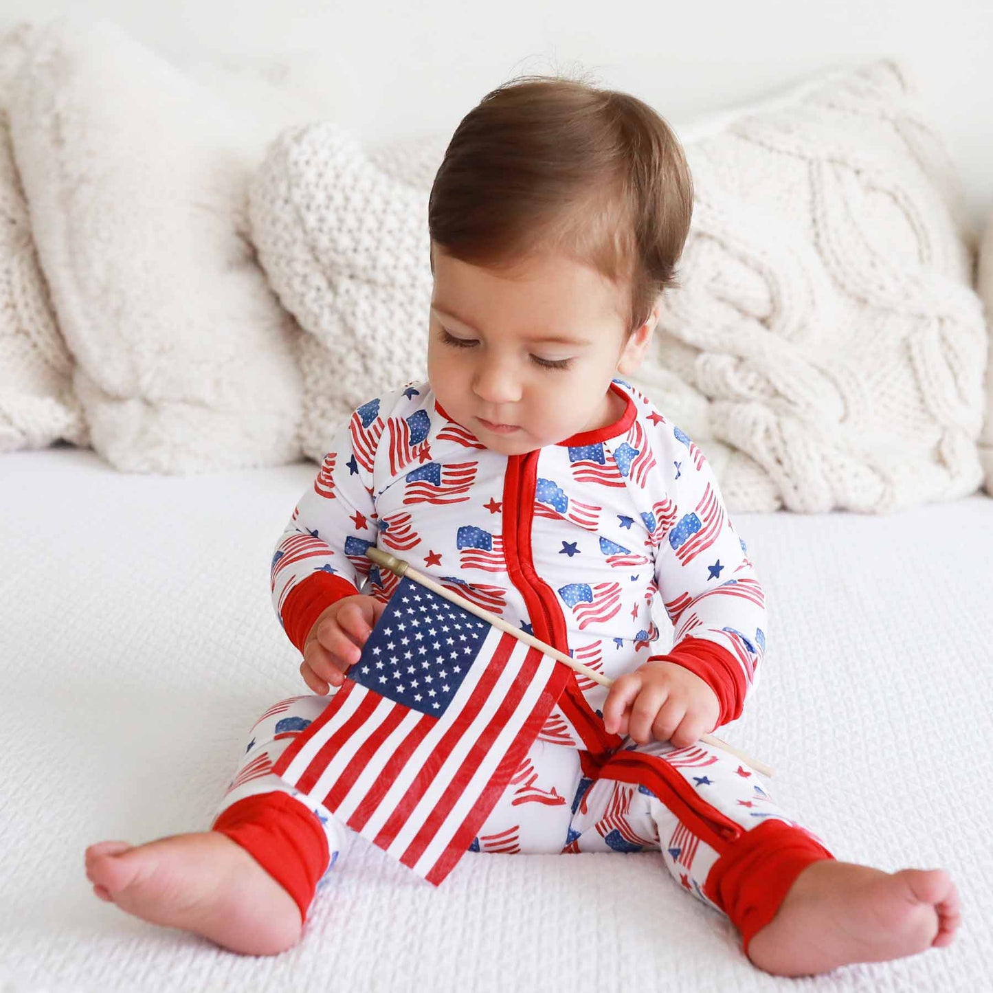 American Dreams Convertible Zip Romper