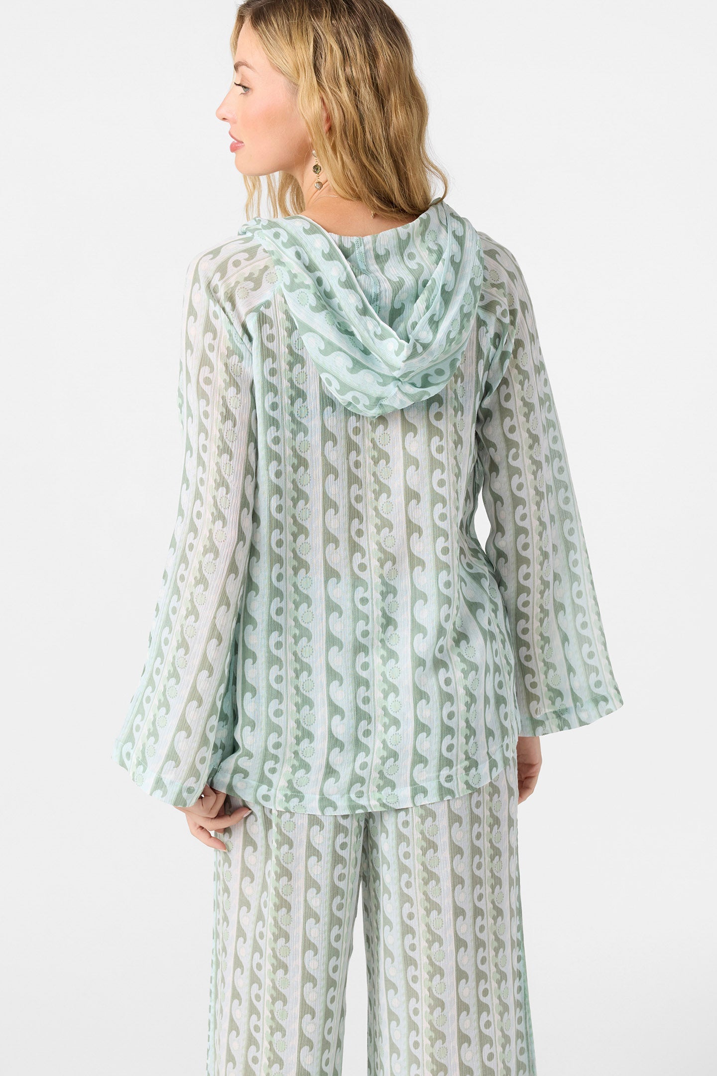 REGINA HOODIE PRINTED TOP