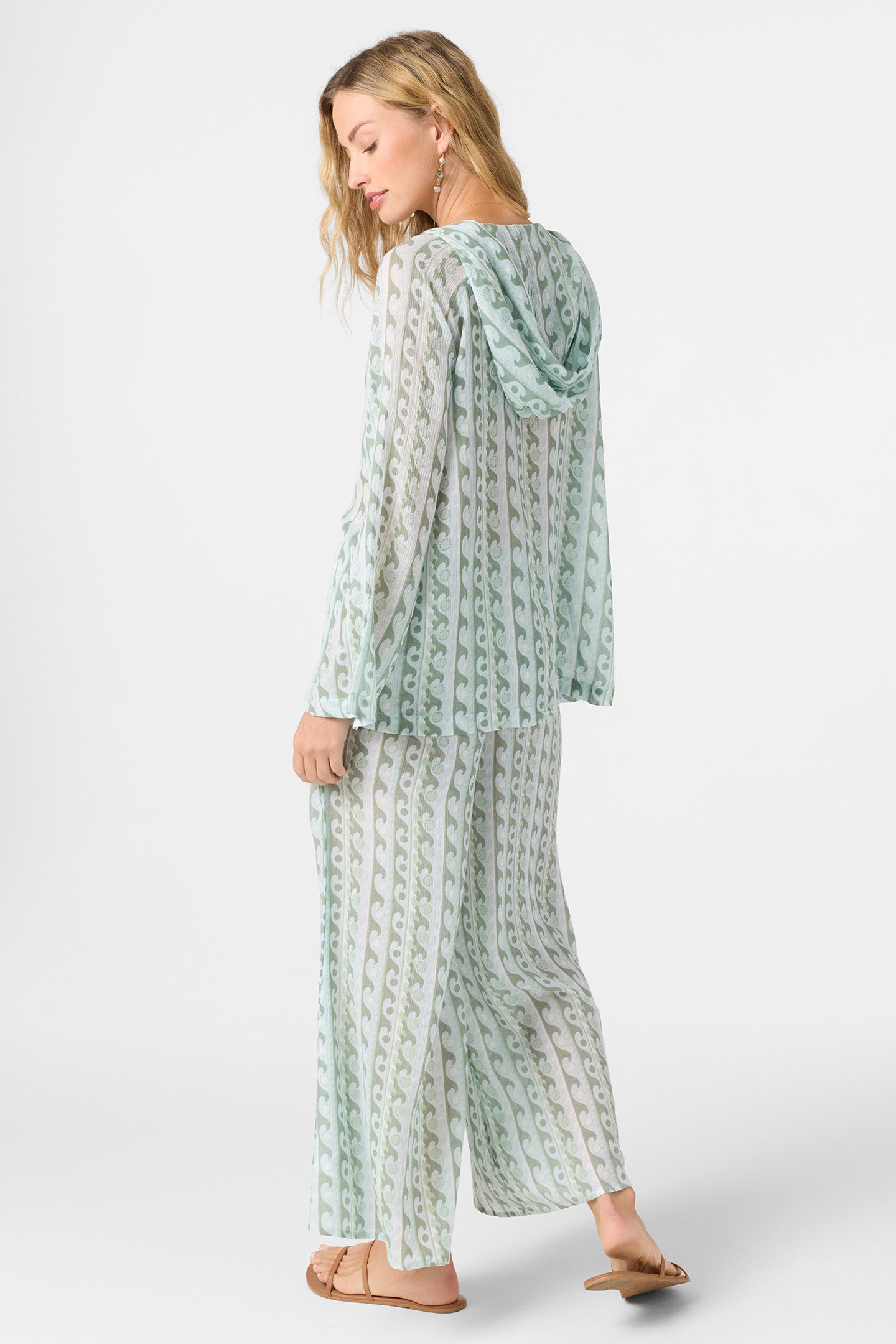 REGINA PRINTED COVER-UP PANTS