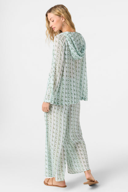 REGINA PRINTED COVER-UP PANTS