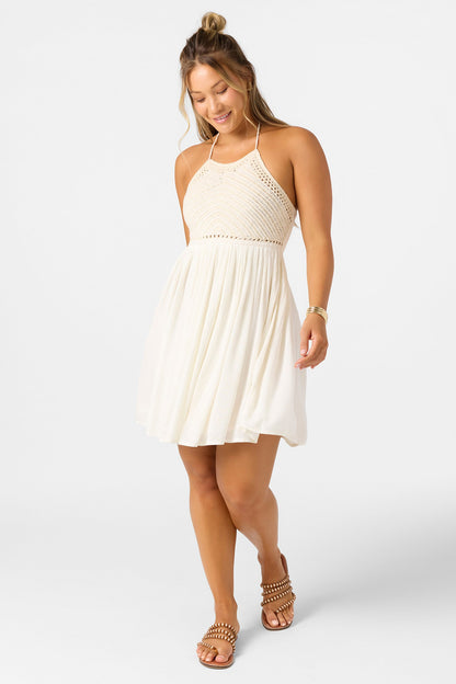 Bohemian style short-sleeved mini skirt