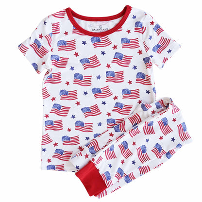 American Dreams Two Piece Pajama Set