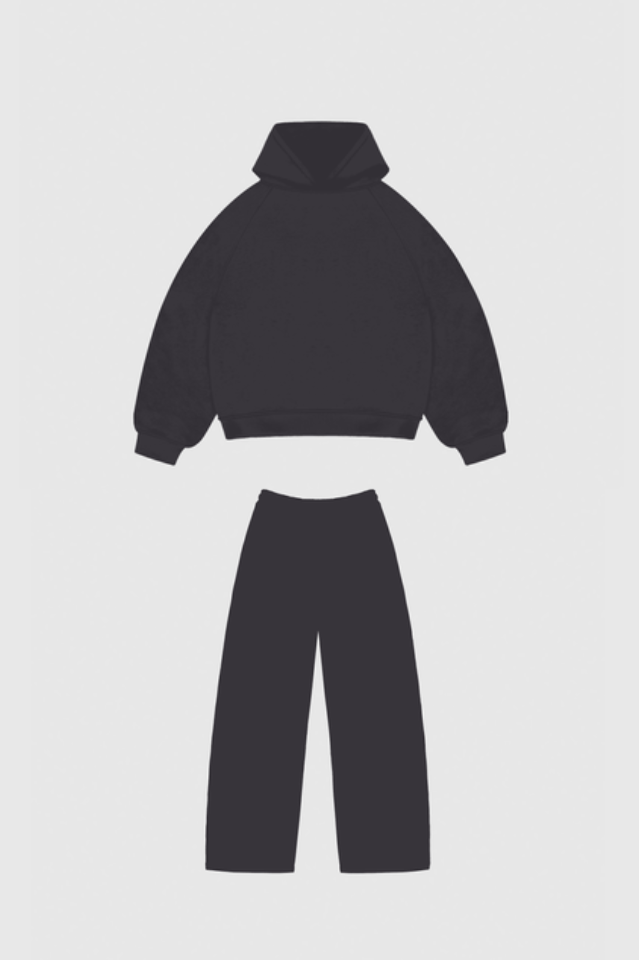 Baggy Hoodie Tracksuit (Buy 2 Free Shipping)