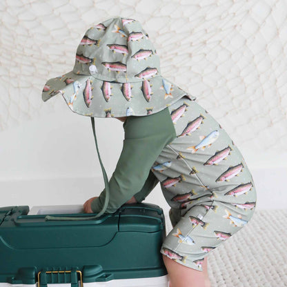 Printed Sun Hat | Freshwater Friends